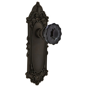 Nostalgic Warehouse VICCRB_PRV_238_NK Victorian Rose Privacy Door - Oil Rubbed
