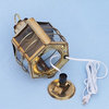 Solid Brass Clipper Electric Lamp 12'', Clipper Electric Lamp, Brass Lamp