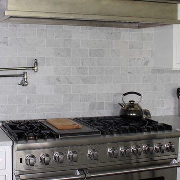 $7.50SF Carrara Bianco 3x6" Marble Mosaic Tile