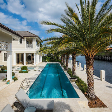 Straight Line Lap Pool in Fort Lauderdale