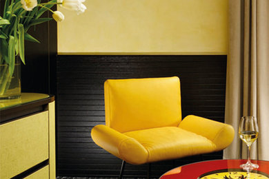 Retro living room in London.