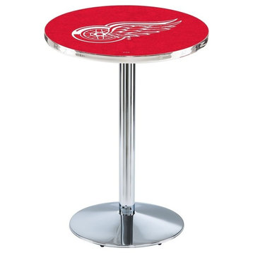 Detroit Red Wings Pub Table, 36"x36"