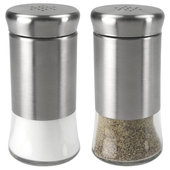 Stainless Steel Combination Salt & Pepper Mill - Cooks' Nook