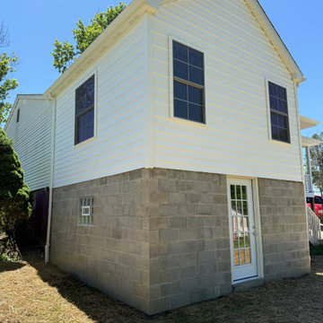 Two-Story Siding Home Expansion Addition