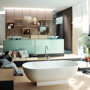 Salle de bain XXL IMITATION BOIS