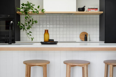 Inspiration for a scandinavian kitchen in Melbourne.