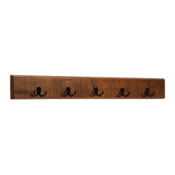 Alaterre Furniture - Revive Reclaimed Wall Coat Hook, Natural - Coatracks And Umbrella Stands