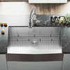 VIGO All-In-One Bedford Stainless Steel Farmhouse Kitchen Sink Set, 36"