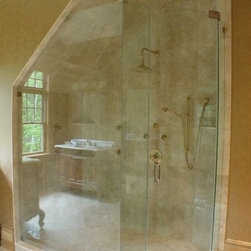 Frameless Glass Shower Enclosure - Shower Stalls And Kits
