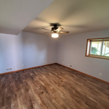 Finished basement bedroom