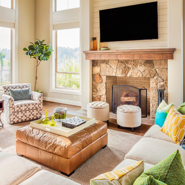 Big Window Living Room Remodeling