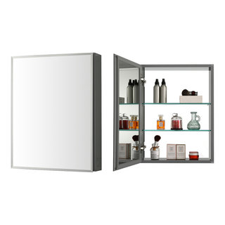 Fresca FMC8058 20 inch Single Door Frameless Medicine Cabinet - Mirror