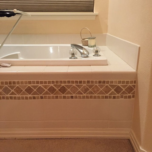 Bisque vs stainless appliances vs bathroom upgrade