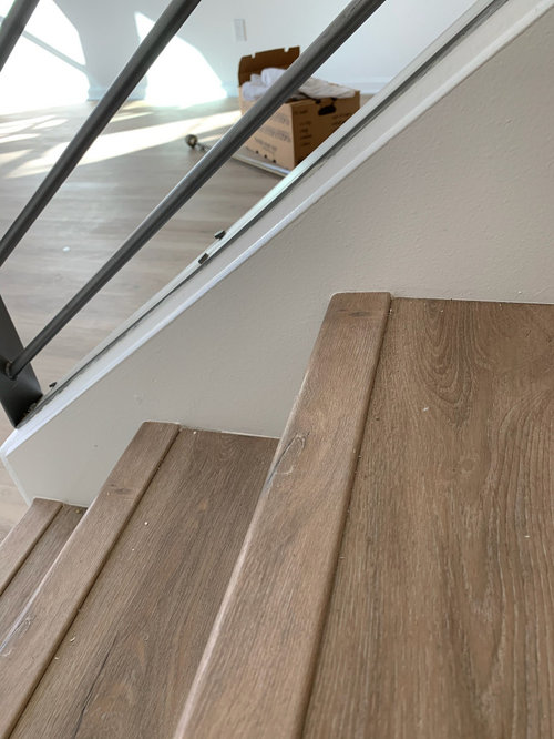 Were the bullnose pieces installed correctly? 1/4" height on treads?