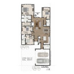 Laurel Floor plan - Products