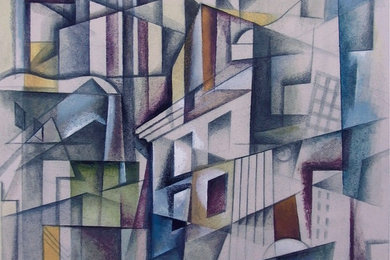 Architecturally influenced paintings