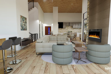Example of a 1960s living room design in Denver