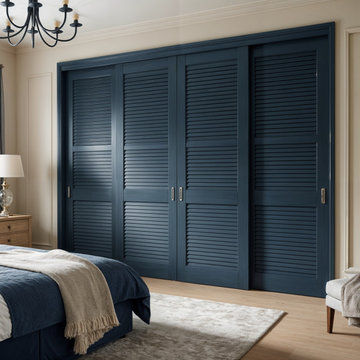 Custom Wood Sliding (By-pass) Closet Doors