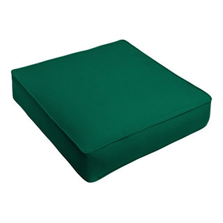 Sunbrella Forest Green Outdoor Deep Seating, 22.5x22.5 - Contemporary - Outdoor  Cushions And Pillows - by Sorra Home | Houzz