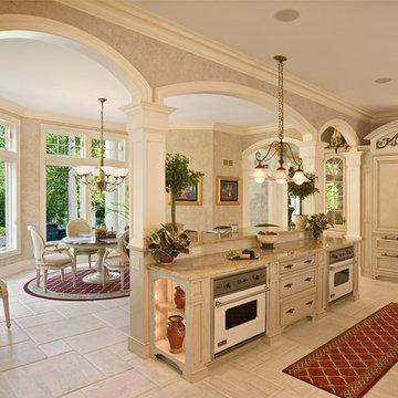 French Colonial Style Kitchen