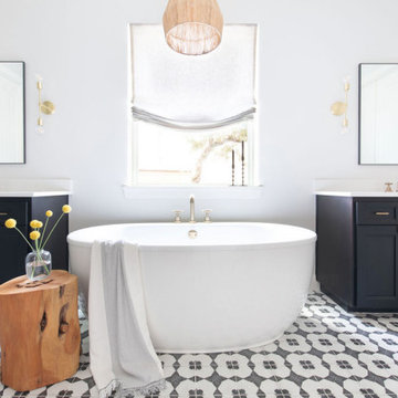 Modern Eclectic Bathroom | Dripping Springs, Texas