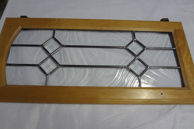Custom Leaded glass for cabinet doors