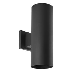 2-Light Wall Lantern, Black