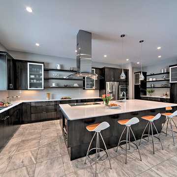 Modern Simplicity - Kitchen second view from Family Room