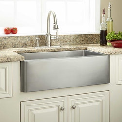 30" Hazelton Stainless Steel Farmhouse Sink - Kitchen Sinks