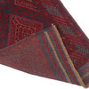 Traditional Rug, Blue, Red, 2'x9', Mashwani, Handmade Wool