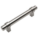 Cosmas - Cosmas 161 Series Solid Metal Satin Nickel European Bar Pulls, 3-3/4" Hole-Spaci - Manufacturer: Cosmas