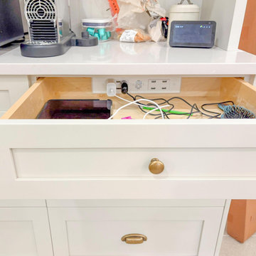 Mark Cofman’s Clutter-Free Kitchen Charging Drawer