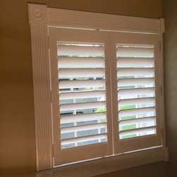 White Plantation Shutters - Interior Shutters
