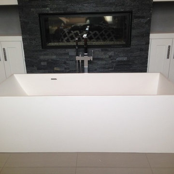 ADM Bathroom Rectangular Freestanding Bathtub, White, 66.9" - SW-122L (67 x 28)