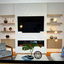 Millwork feature wall
