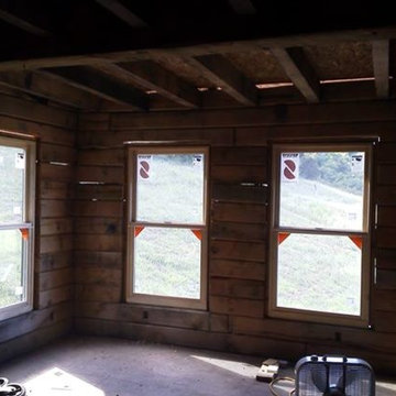 Chalet 1280sf - Oak Log Cabin Build- Schutt Log Homes and Mill Works