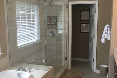 Bathroom - traditional bathroom idea in Charlotte