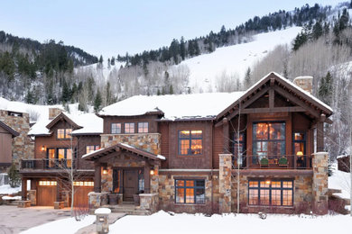 Arts and crafts exterior home photo in Denver