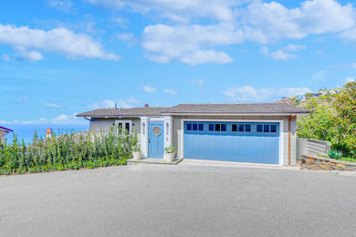 Beach style exterior home photo in Orange County
