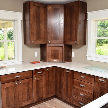 Knox, IN. Haas Signature Collection, Hickory Sienna Kitchen