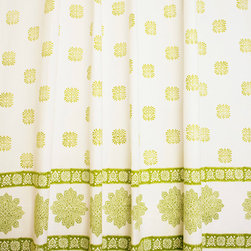 Attiser - Green Shower Curtains - Bath Products
