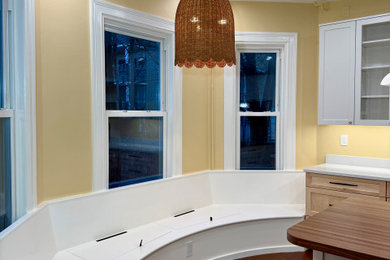 Inspiration for a transitional kitchen remodel in Boston