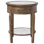 Uttermost - Uttermost 25418 Raelynn - 28.5 inch Lamp Table - A Rustic Casual And Versatile Look, Constructed FrRaelynn 28.5 inch La Weathered Pecan/Gray *UL Approved: YES Energy Star Qualified: n/a ADA Certified: n/a  *Number of Lights:   *Bulb Included:No *Bulb Type:No *Finish Type:Weathered Pecan/Gray Wash