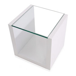Flavia Side Table White - Side Tables And End Tables