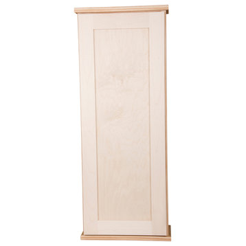 Sandalwood On the Wall Unfinished Cabinet 49.5h x 15.5w x 5.25d