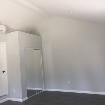 Complete garage conversion (ADU) with high ceiling