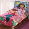 Dora Explorer Create Art Satin 4-Piece Toddler Bedding Set