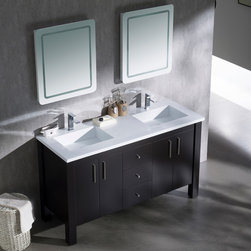 Bathroom Vanities with Solid Surface Top - Bathroom Vanities And Sink Consoles