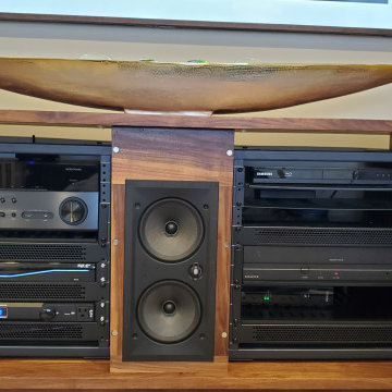 Royal Oak, Michigan - Custom Credenza for HiFi Enthusiast