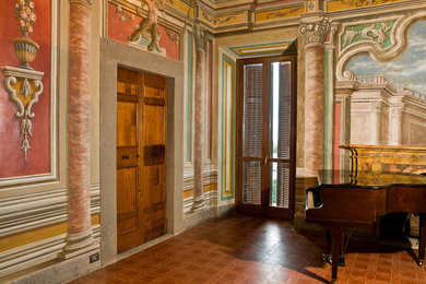 Photo of a traditional living room in Rome.